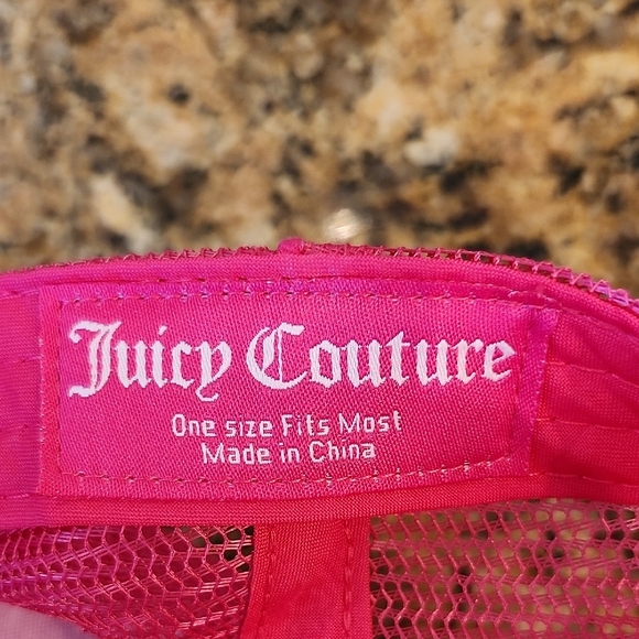 Juicy Couture Fuchsia Cap with Logo - Picture 2 of 7